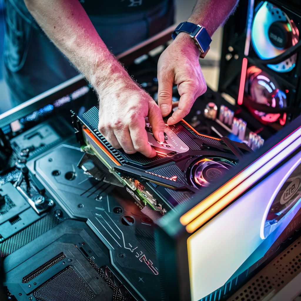 Profissional em atendimento de tecnologia